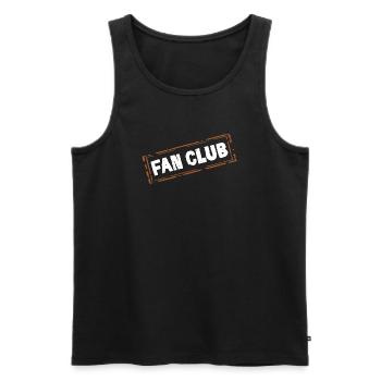 Fan Club - Männer Premium Bio Tank Top - Schwarz - Vorne - Michal (187cm)