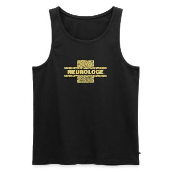 Berufung Neurologe - Männer Premium Bio Tank Top - Schwarz - Vorne - Michal (187cm)