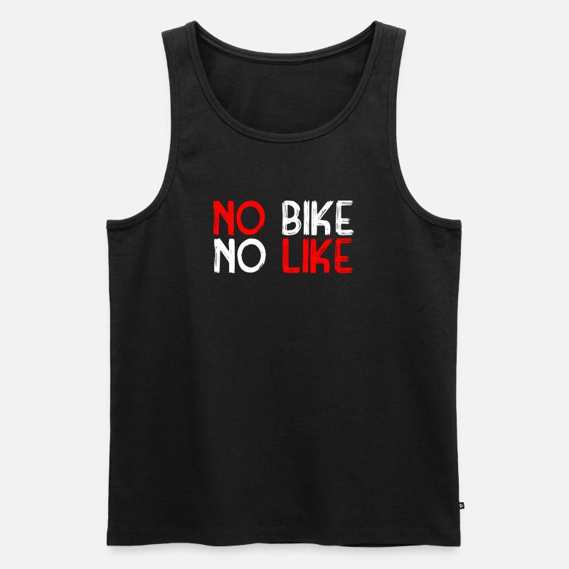 Biking - Männer Premium Bio Tank Top - Schwarz