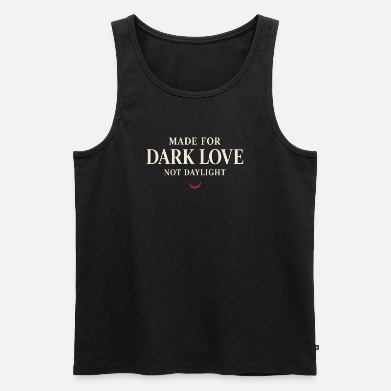 Vampirische Romantische Romantik Goth Dunkle - Männer Premium Bio Tank Top - Schwarz