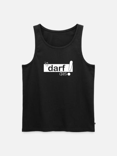ig darf das! - Männer Premium Bio Tank Top - Schwarz