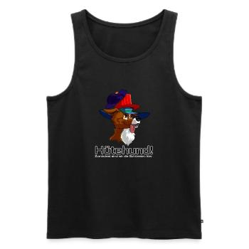 Die schönsten Hütehunde Hundesport Agility - Männer Premium Bio Tank Top - Schwarz - Vorne - AI Model Male 178 light (178cm)