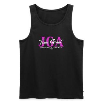 Hen Party 2026 Team Bride Bachelor Party Women - Men's Premium Organic Tank Top - black - Front - AI Model Male 178 light (178cm)