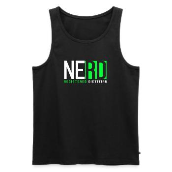 Diet Dietician - Men's Premium Organic Tank Top - black - Front - AI Model Male 178 light (178cm)