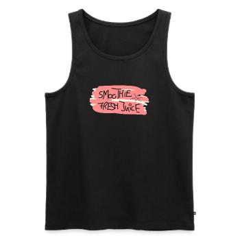 I Love Smoothies Juice Saft Frucht Kinder - Männer Premium Bio Tank Top - Schwarz - Vorne - AI Model Male 178 light (178cm)