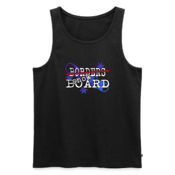 snowboard snowboard-style skilift funpark - Männer Premium Bio Tank Top - Schwarz - Vorne - AI Model Male 178 light (178cm)