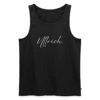 T-shirt Ullrich Name Cadeau pour hommes - Débardeur bio Premium Homme - noir - Devant - Michal (187cm)