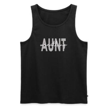 Stolze Wrestling-Tante Sportarten - Männer Premium Bio Tank Top - Schwarz - Vorne - AI Model Male 178 light (178cm)