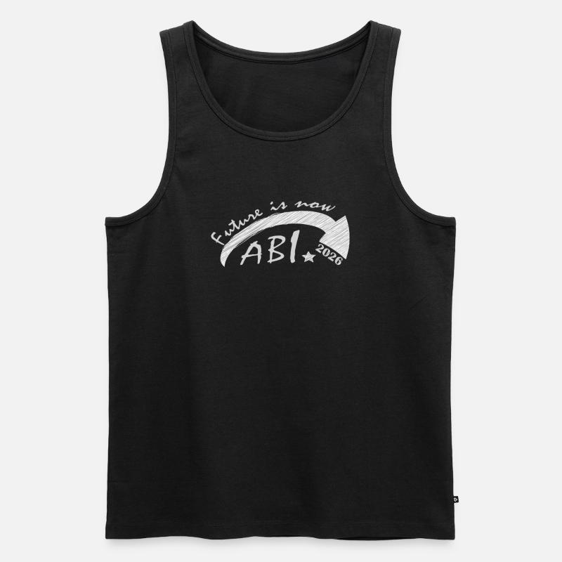 Abitur 2026 - Männer Premium Bio Tank Top - Schwarz