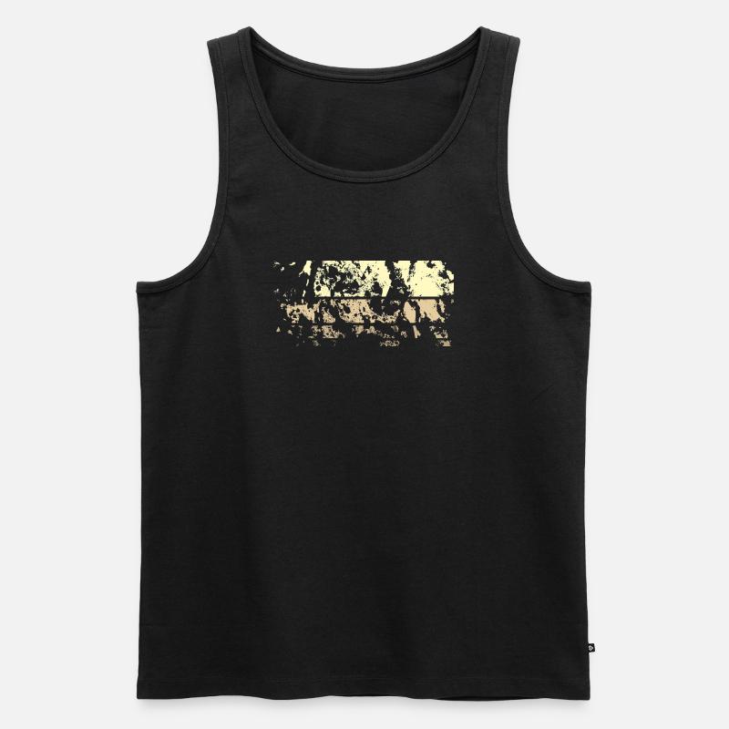 HIntergrund Abstrakt - Männer Premium Bio Tank Top - Schwarz