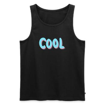 coole Styles für jeden Geschmack - Männer Premium Bio Tank Top - Schwarz - Vorne - AI Model Male 178 light (178cm)