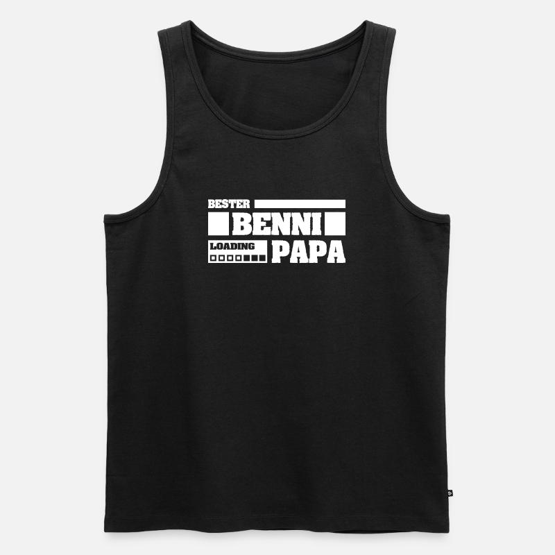 Benni - Männer Premium Bio Tank Top - Schwarz