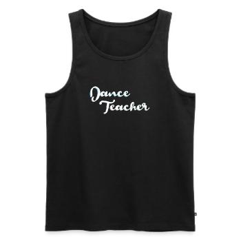 Tänzerin - Männer Premium Bio Tank Top - Schwarz - Vorne - Michal (187cm)
