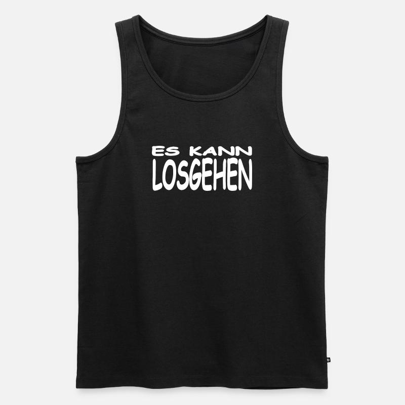 Auto - Männer Premium Bio Tank Top - Schwarz