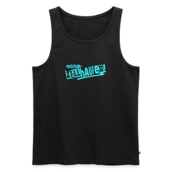 Zellhaufen Man - Männer Premium Bio Tank Top - Schwarz - Vorne - AI Model Male 178 light (178cm)