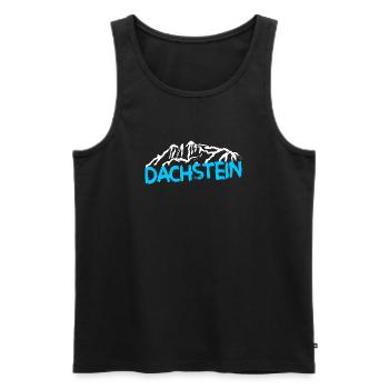 Souvenir de Dachstein Ramsau Autriche - Débardeur bio Premium Homme - noir - Devant - AI Model Male 178 light (178cm)