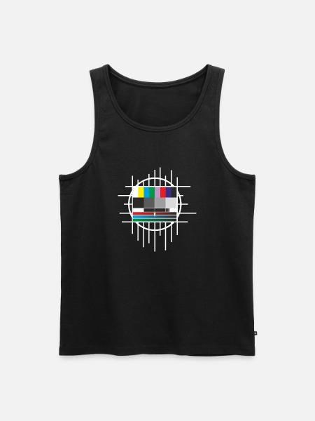 Testbild - Männer Premium Bio Tank Top - Schwarz