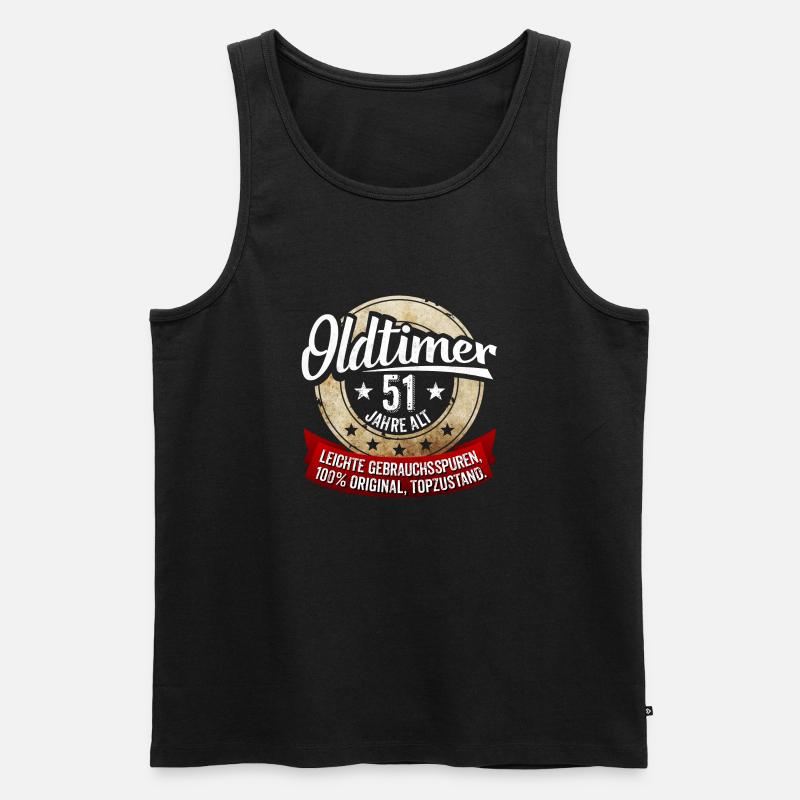 Zum 51. Geburtstag! - Männer Premium Bio Tank Top - Schwarz