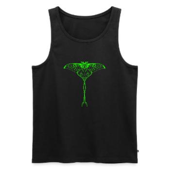 Comet Butterfly Butterfly - Men's Premium Organic Tank Top - black - Front - AI Model Male 178 light (178cm)