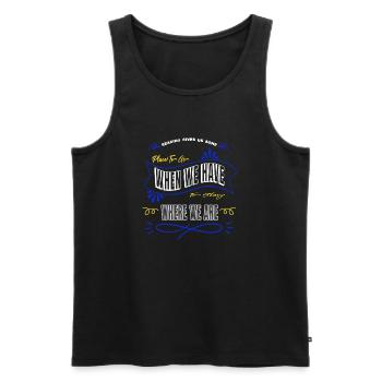 Chat Humour Littéraire Blagues Amour Jogue Amoureux Livre Amoureux - Débardeur bio Premium Homme - noir - Devant - Michal (187cm)