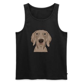 Marley - Débardeur bio Premium Homme - noir - Devant - Michal (187cm)