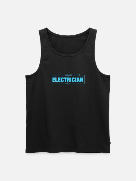 ELECTRICIAN - Men's Premium Organic Tank Top - black