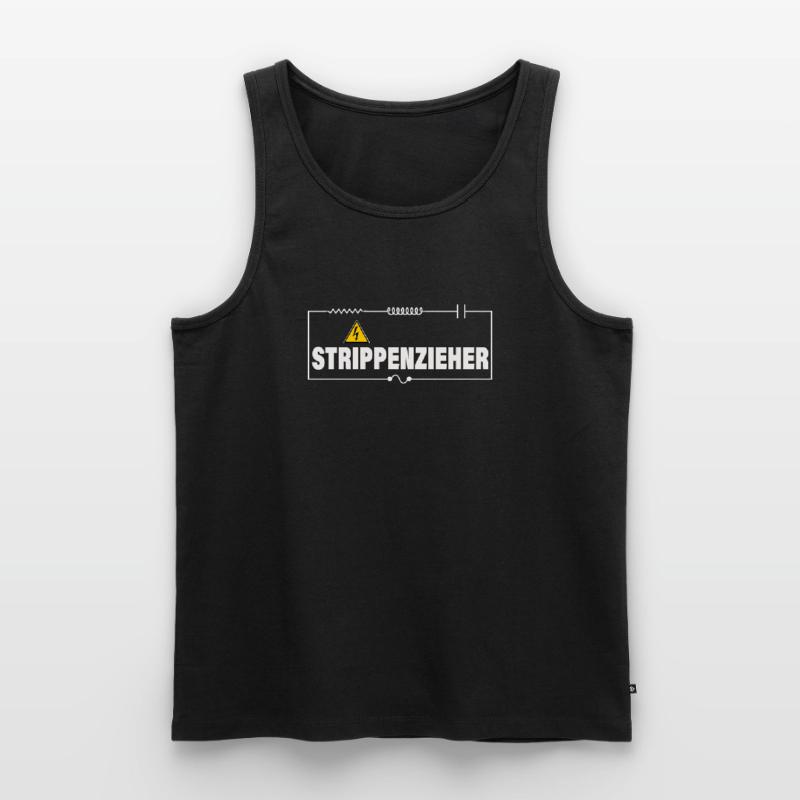 String-puller Men's Premium Organic Tank Top