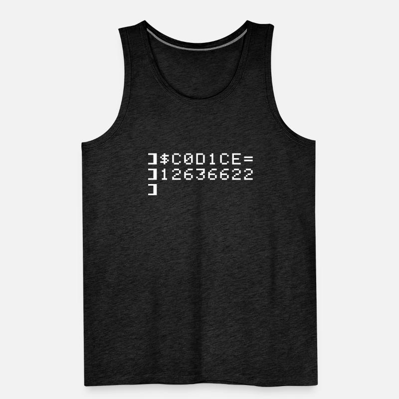 C0D1CE Codice 8-Bit Esadecimal Code Nerd Pix Débardeur bio Premium Homme