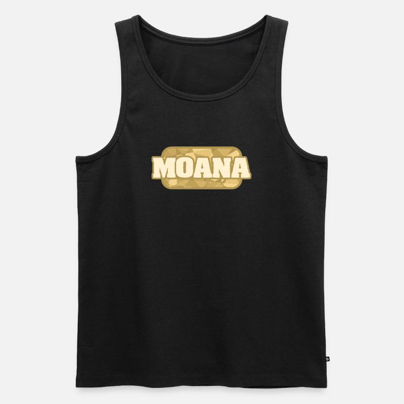 Moana als Bio - Männer Premium Bio Tank Top - Schwarz