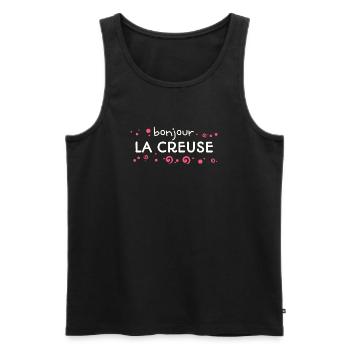 La Creuse Frankreich  - Männer Premium Bio Tank Top - Schwarz - Vorne - Michal (187cm)