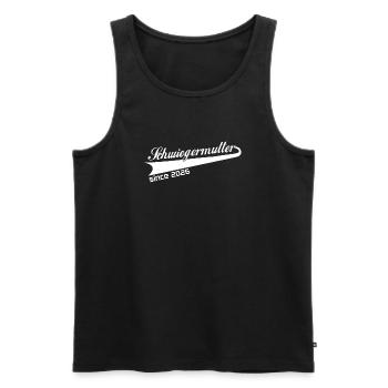 schwiegermutter 2026, beste schwiegermutti ever - Männer Premium Bio Tank Top - Schwarz - Vorne - AI Model Male 178 light (178cm)