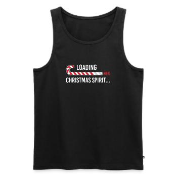 Weihnachtsstimmung wird geladen 99 Prozent Gamer Lustig - Männer Premium Bio Tank Top - Schwarz - Vorne - AI Model Male 178 light (178cm)