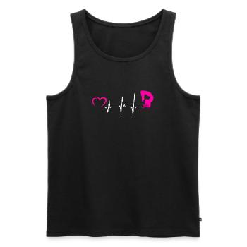 Zitat Für Einen Schlangenmensch - Männer Premium Bio Tank Top - Schwarz - Vorne - AI Model Male 178 light (178cm)
