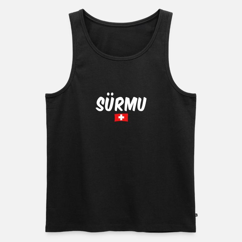 Sürmu Berndeusch - Männer Premium Bio Tank Top - Schwarz