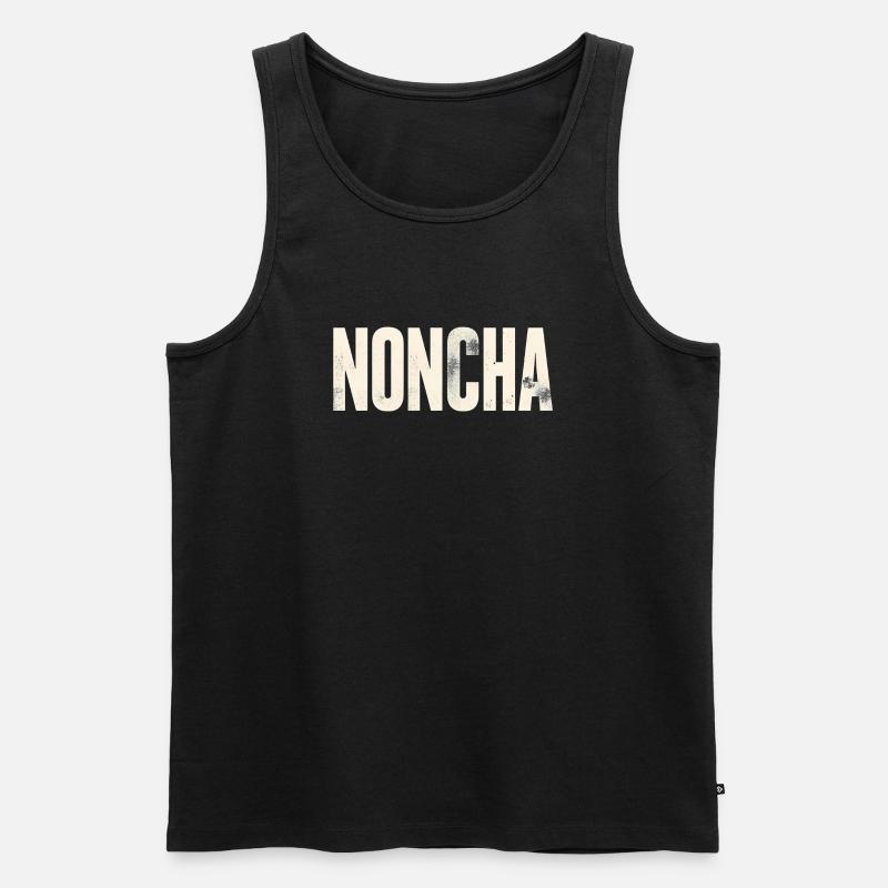 Noncha - Männer Premium Bio Tank Top - Schwarz
