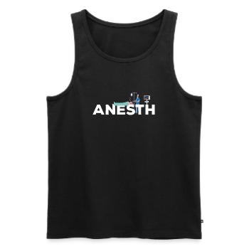 Anesth Gift Doktor Iade Krankenschwester Anästhesist - Männer Premium Bio Tank Top - Schwarz - Vorne - AI Model Male 178 light (178cm)