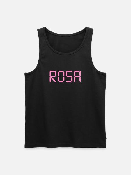 Pink – LCD - Männer Premium Bio Tank Top - Schwarz