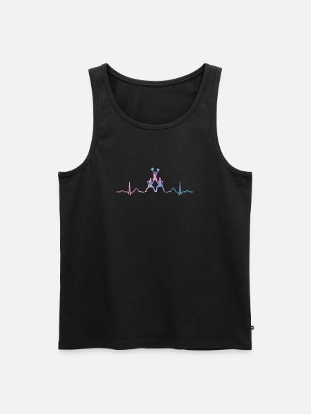 Cheerleader Cheer Mom Cheerleading - Men's Premium Organic Tank Top - black