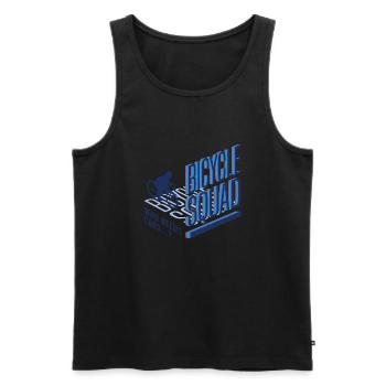 Fahrrad Cardio Mobility Nachhaltiges Radfahren - Männer Premium Bio Tank Top - Schwarz - Vorne - Michal (187cm)