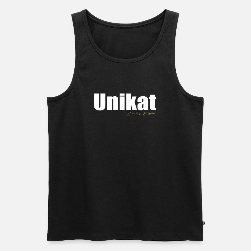 Unikat - Männer Premium Bio Tank Top - Schwarz