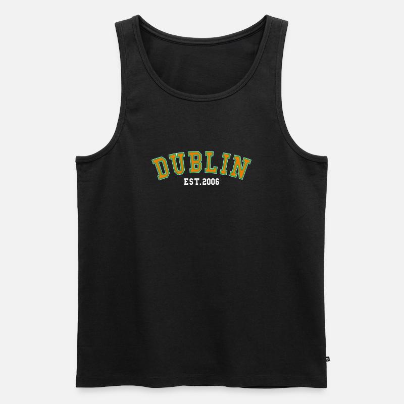 Dublin Est. 2006 - Men's Premium Organic Tank Top - black
