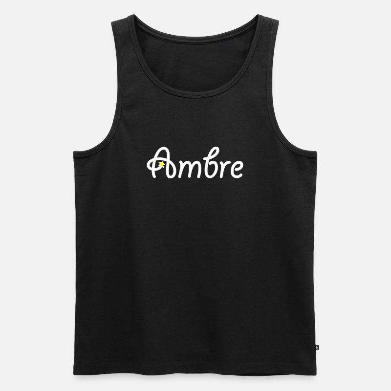 Bernstein - Männer Premium Bio Tank Top - Schwarz