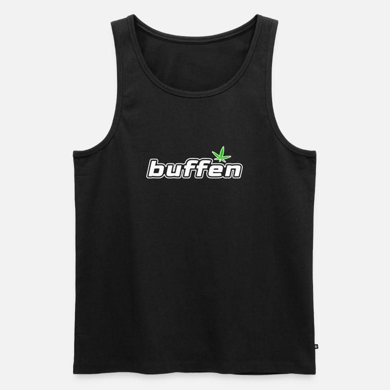 Buffen - Männer Premium Bio Tank Top - Schwarz