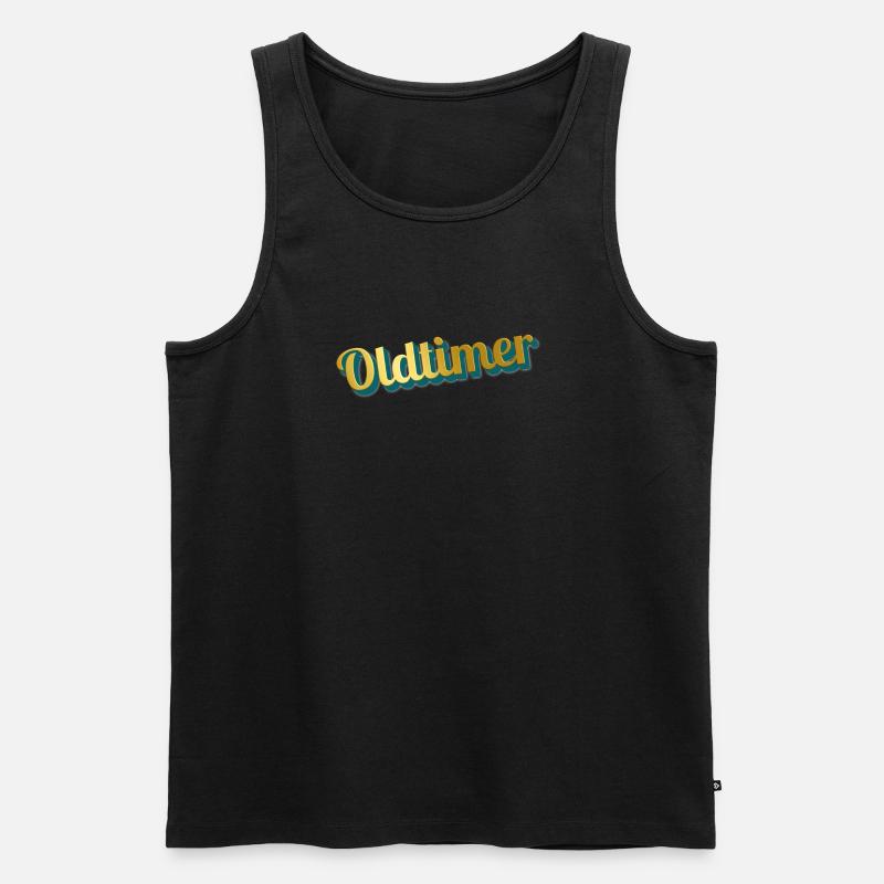 oldtimer - Männer Premium Bio Tank Top - Schwarz