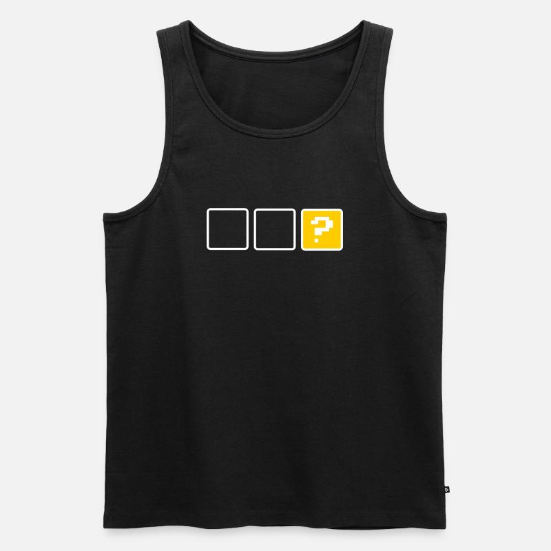 Leere Schachtel - Männer Premium Bio Tank Top - Schwarz