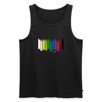 Taekwondo Taekwando Belt Colors Taekwondo-kup - Men's Premium Organic Tank Top - black - Front - Michal (187cm)