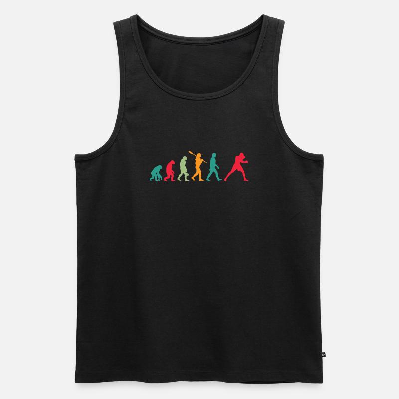 Boxing Evolution - Men's Premium Organic Tank Top - black