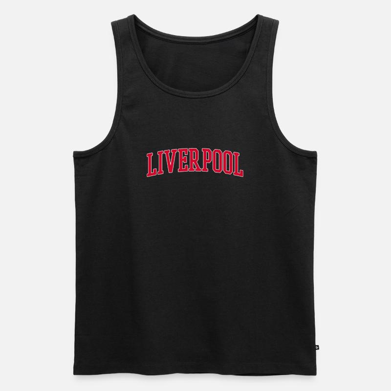 Liverpool Uk - Männer Premium Bio Tank Top - Schwarz