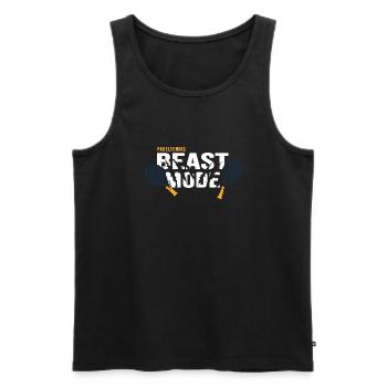 Padel PADELTENNIS Padel player Padel tennis beast - Men's Premium Organic Tank Top - black - Front - AI Model Male 178 light (178cm)