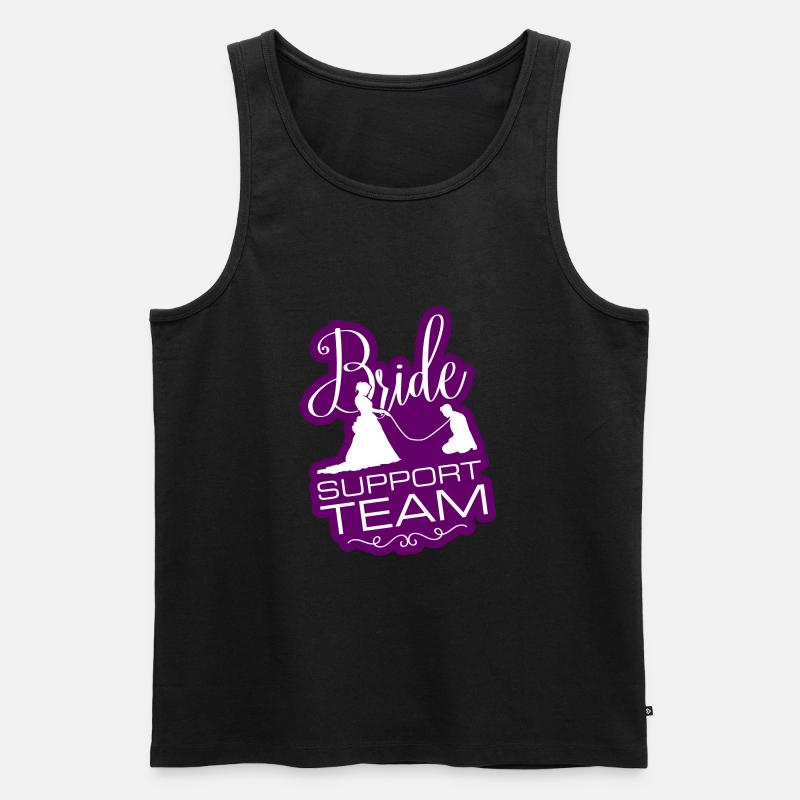 Braut Support Team - Männer Premium Bio Tank Top - undefined